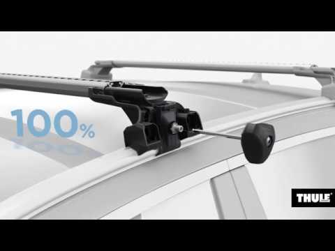 THULE 7206 Edge Flush Rail Fußsätze WingBar Edge Dachträger